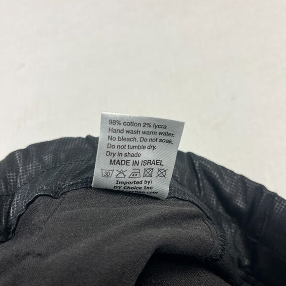 Flog Pants 28 Black Pull-On Stretch Coated Skinny Trousers Israel Dressy Casual - Picture 11 of 15